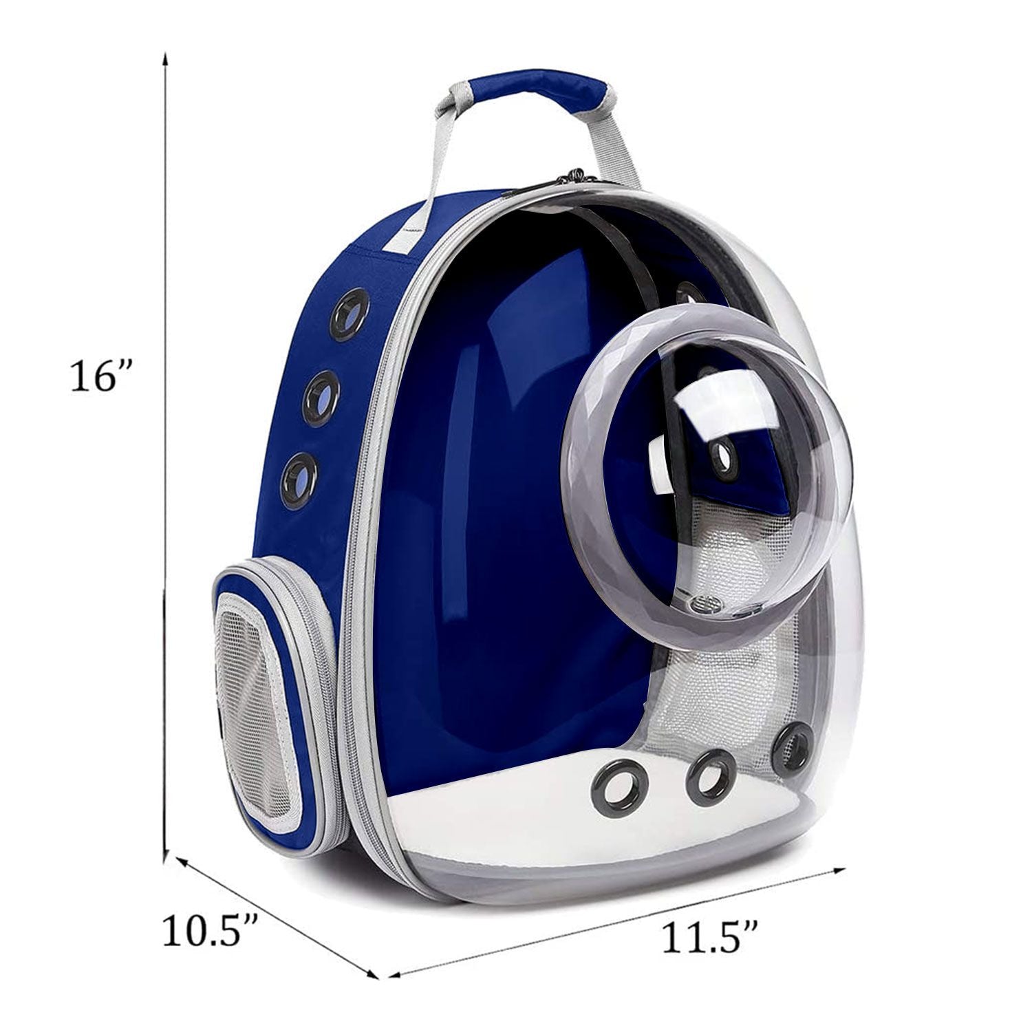 Floofi Space Capsule Backpack - Model 2 (Blue) Fi-Bp-110-Fcq