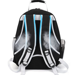 Floofi Space Capsule Backpack - Model 2 (Black) Fi-Bp-108-Fcq