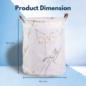 Gominimo Laundry Basket Round Foldable (Dog)