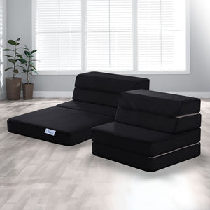Gominimo 4 Fold Folding Mattress Black Air Mesh Go-Fm-105-Eon