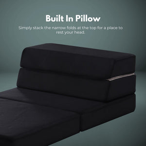 Gominimo 4 Fold Folding Mattress Black Air Mesh Go-Fm-105-Eon