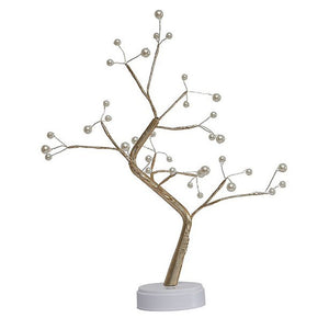 Gominimo Wood Desk Lamp Bonsai Lighted Tree