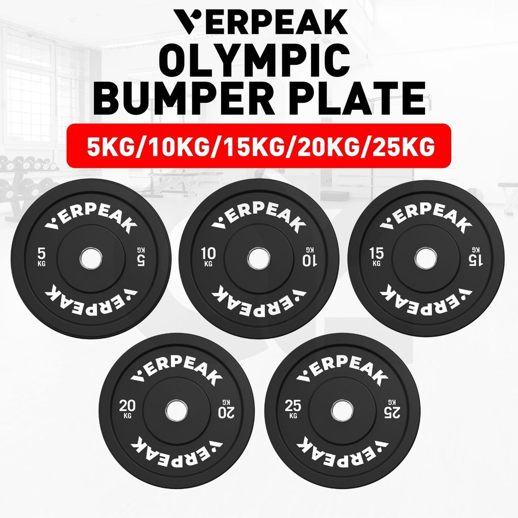 Verpeak Black Bumper Weight Plates-Olympic (5Kgx2) Vp-Wp-100-Fp / Vp-Wp-100-Lx