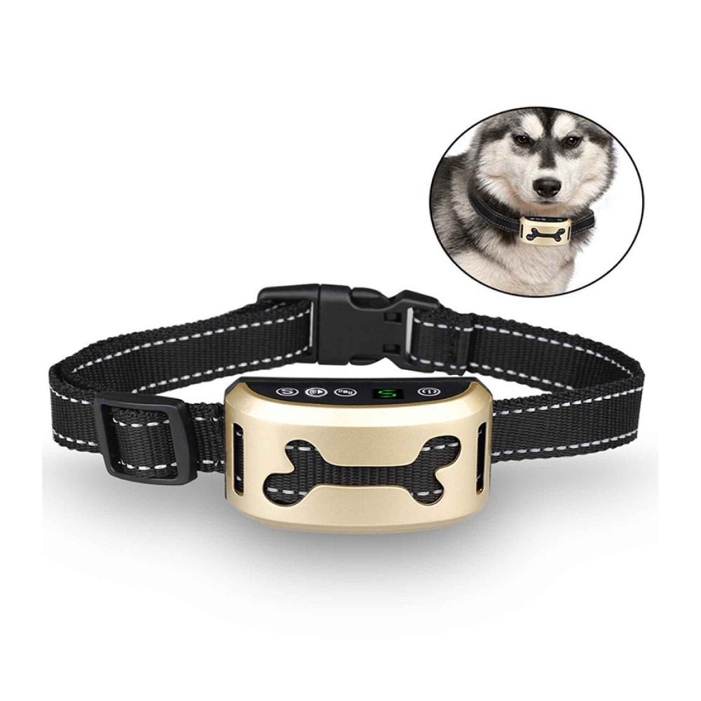 Dog Bark Collar - Sound And Vibration Automatic Usb Rechargeable Training Device