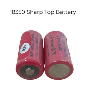 2X Aw Imr 18350 Rechargeable Batteries - 700Mah 3.7V Lithium Li-Ion Battery