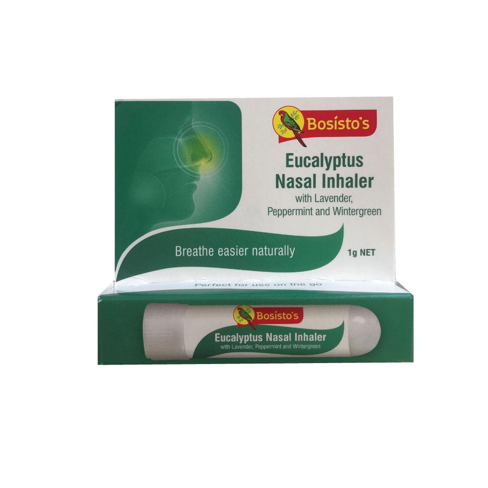 1G Nasal Inhaler Bosisto's Eucalyptus Lavender Peppermint Oil Sinus Nose Stick