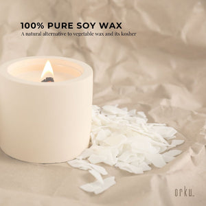 2Kg Golden 464 Soy Wax Flakes - 100% Pure Natural Diy Candle Melts Chips