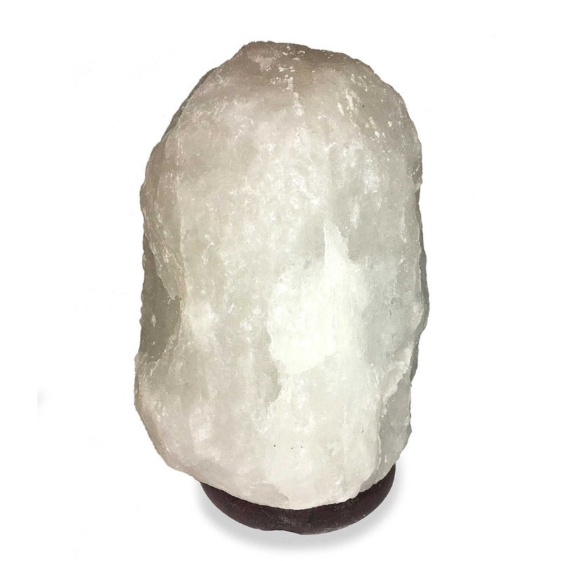 12V 12W 1-2Kg Himalayan White Salt Lamp Crystal Rock Natural Shape Unique Lamps