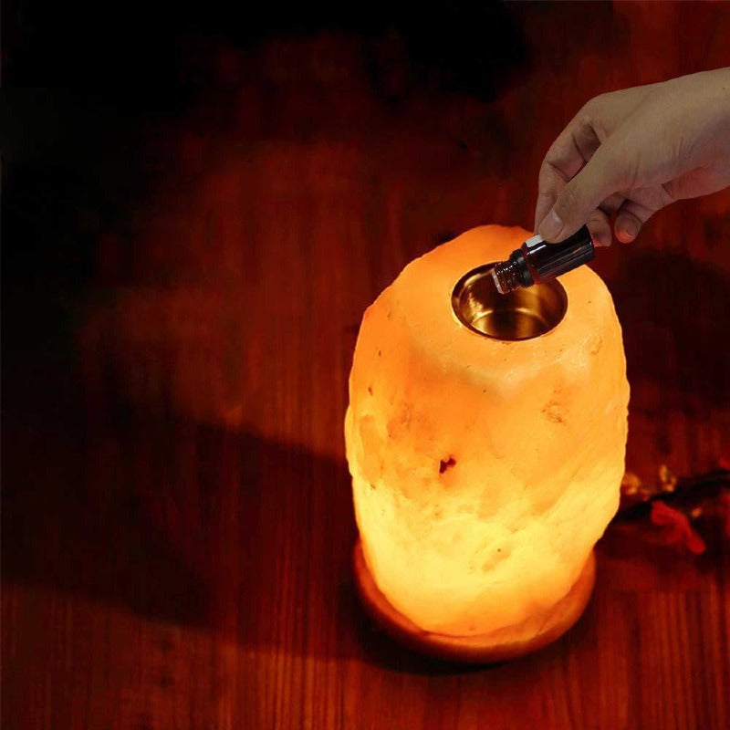 12V 12W 3-5Kg Himalayan Pink Salt Diffuser Essential Oil Lamp Aromatherapy On/Off