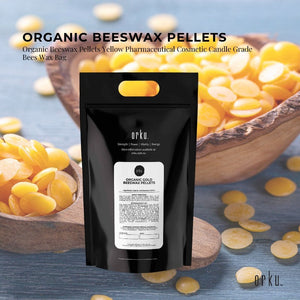 2Kg Organic Beeswax Pellets Yellow Pharmaceutical Cosmetic Candle Wax