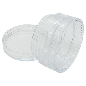 10X 3Ml Lip Balm Containers Jars + Lids - Small Cosmetic Cream Sample Pot