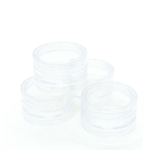 10X 3Ml Lip Balm Containers Jars + Lids - Small Cosmetic Cream Sample Pot