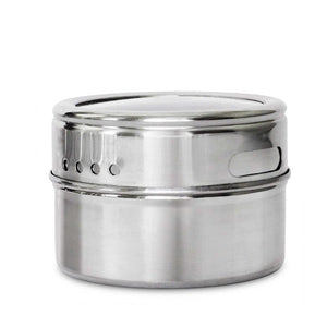 150G Magnetic Spice Jar Stainless Steel Tins - Herb Seasoning Storage Container