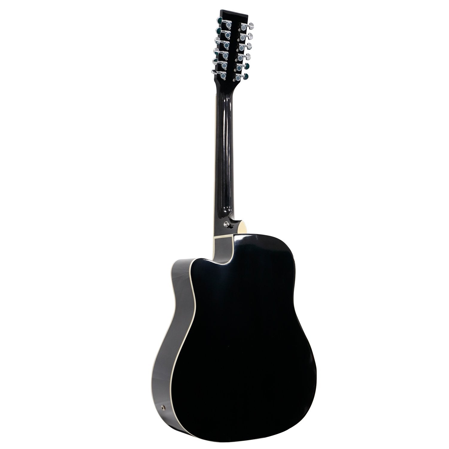 Karrera 12-String Acoustic Guitar With Eq Black