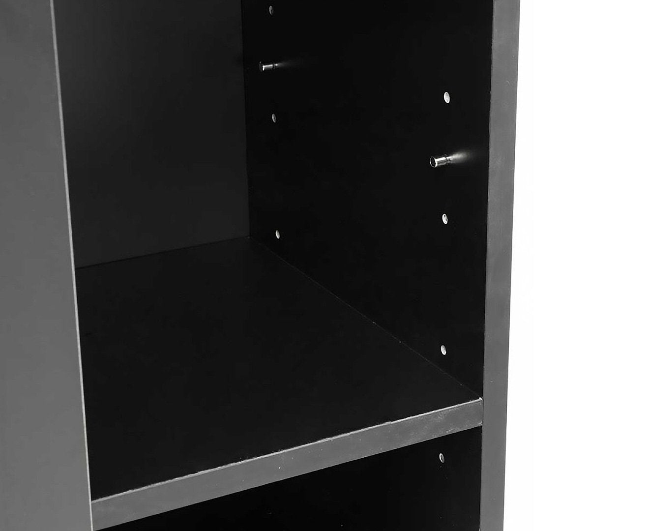 Sarantino New 21 Pairs Shoe Cabinet Rack Storage Organiser Shelf Doors Cupboard Black