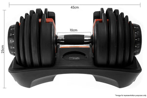 Powertrain 1X 40Kg Adjustable Dumbbell