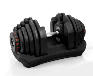 Powertrain 2X 40Kg Adjustable Dumbbells With Stand