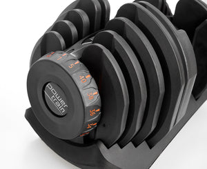 Powertrain 2X 40Kg Adjustable Dumbbells With Stand