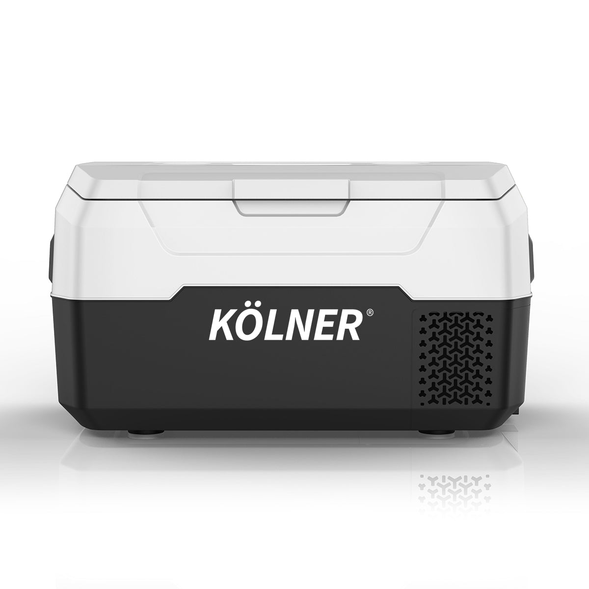 Kolner 20L Portable Fridge Freezer Cooler 12/24/240V Camping Refrigerator Black