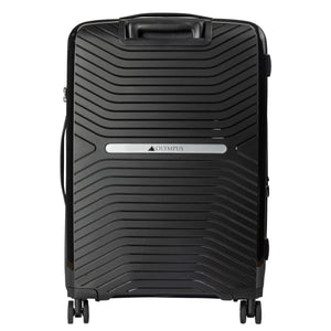 Olympus 3Pc Astra Luggage Set Hard Shell Suitcase - Obsidian Black