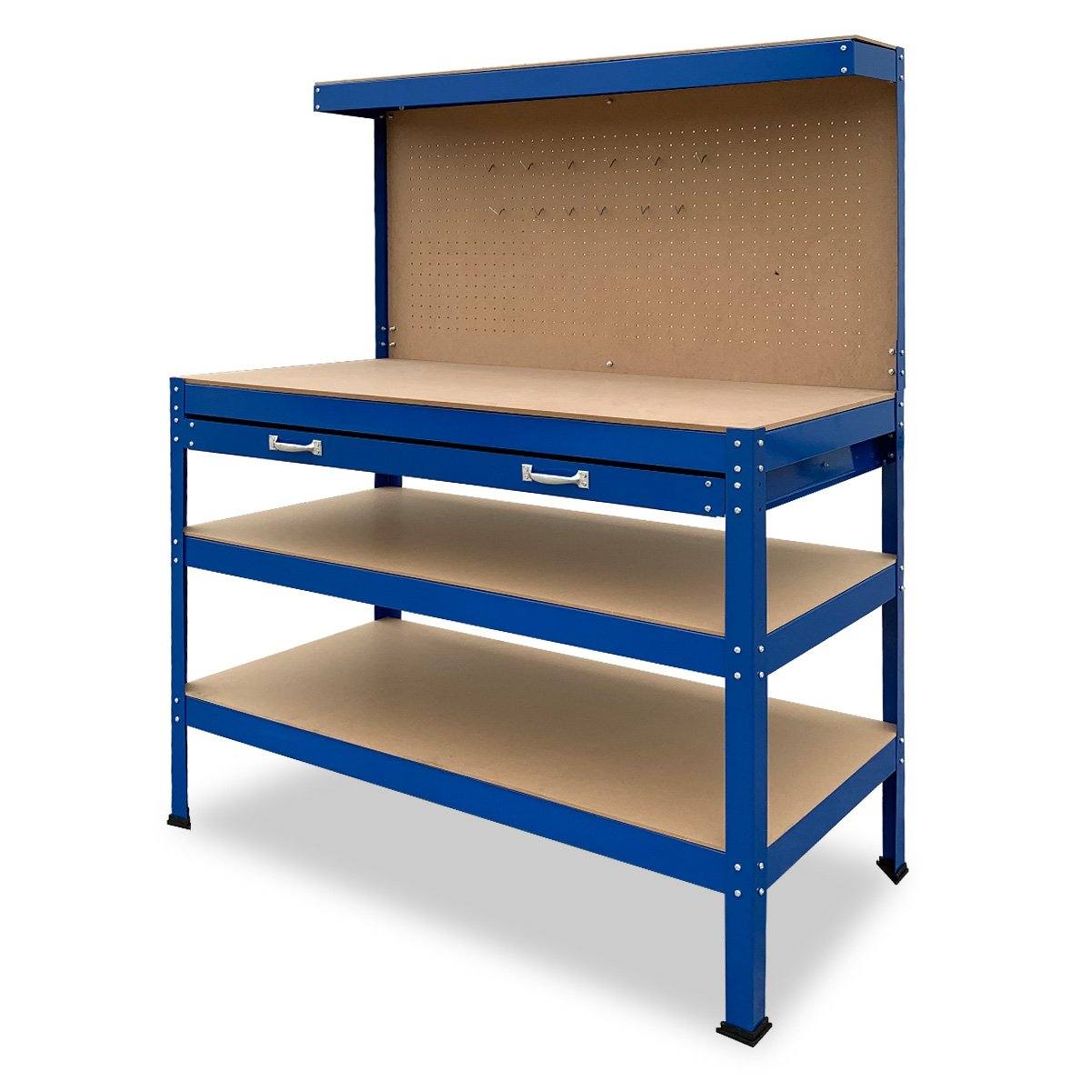 Kartrite 3-Layered Work Bench Garage Storage Table Tool Shop Shelf