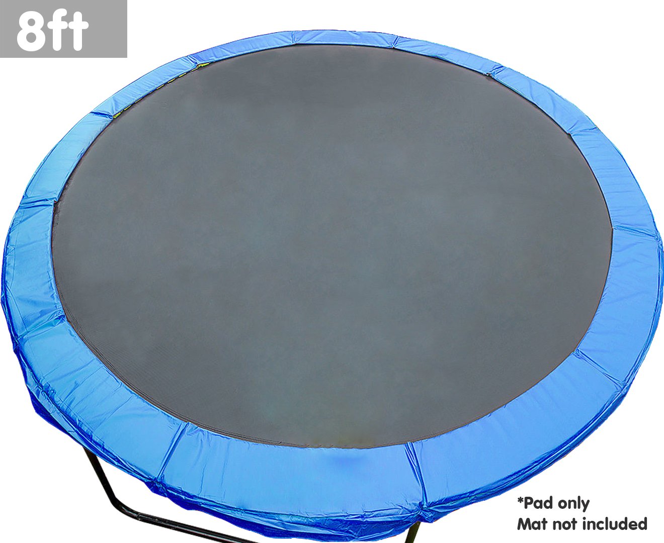 Kahuna 8Ft Replacement Reinforced Outdoor Round Trampoline Safety Spring Pad Cover (8 Feet)