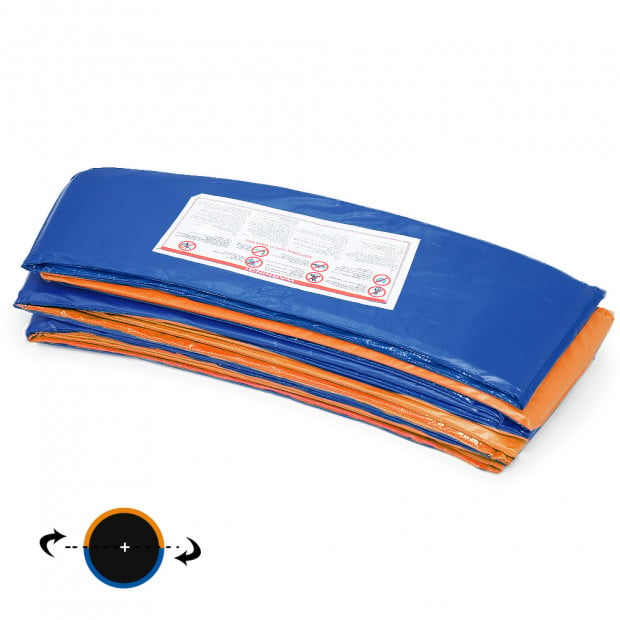 Kahuna 16Ft Trampoline Reversible Replacement Pad Round - Orange/Blue