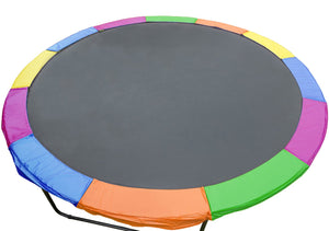 Kahuna 14Ft Trampoline Replacement Pad Round - Rainbow