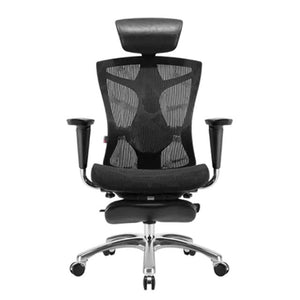 Amazingooh Sihoo Ergonomic Office Chair V1 4D Adjustable High-Back Breathable With Footrest And Lumbar Support Black