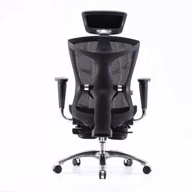 Amazingooh Sihoo Ergonomic Office Chair V1 4D Adjustable High-Back Breathable With Footrest And Lumbar Support Black