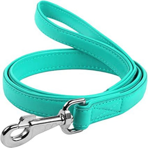 Waudog Leather Flat Clip Leash W9mm - L122cm