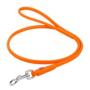 Waudog Leather Round Clip Leash W4mm - L183cm