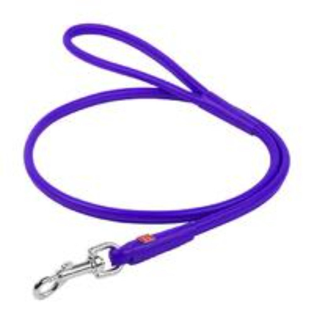 Waudog Leather Round Clip Leash W4mm - L183cm