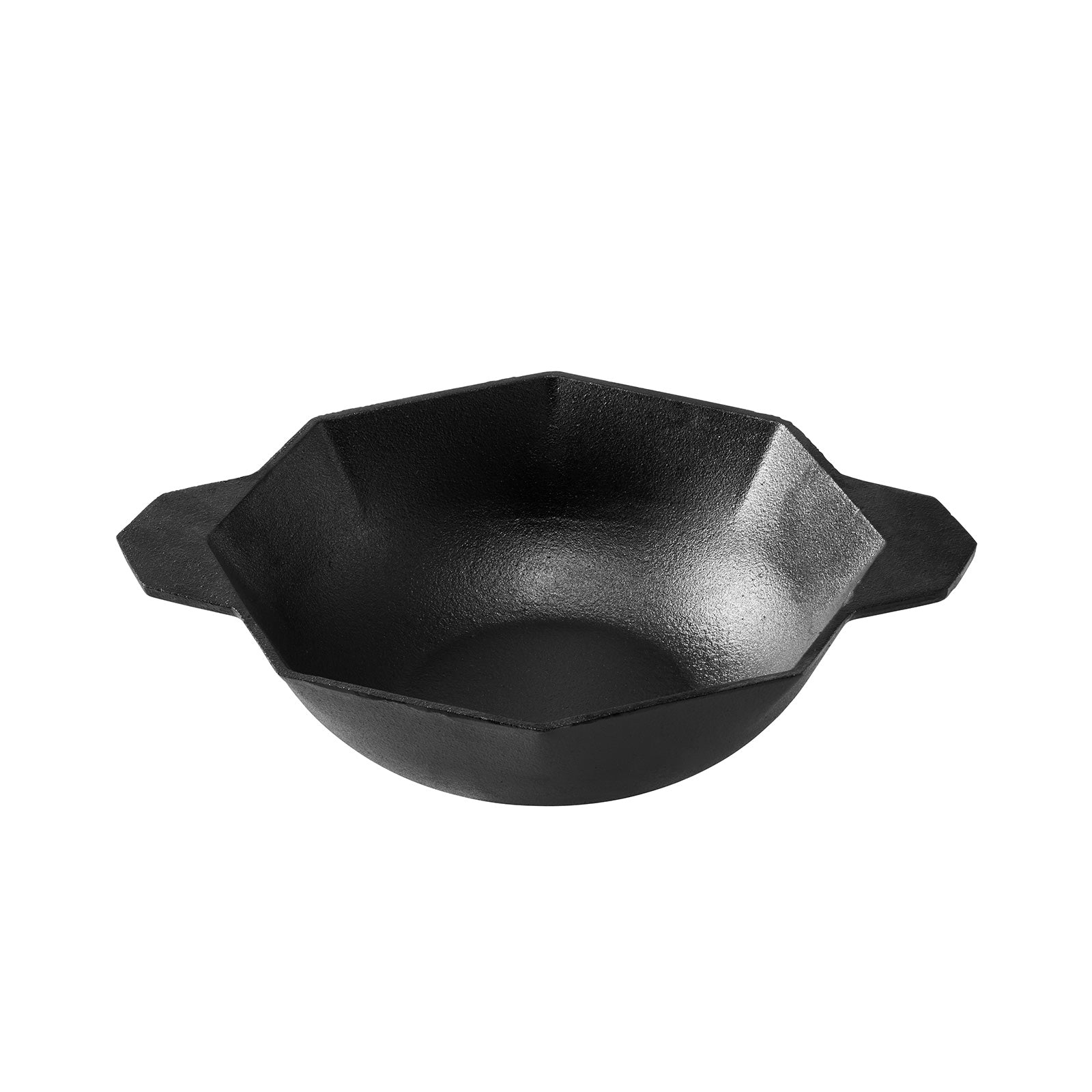 Mommy's Pot 28Cm Cast-Iron Traditional Wok Non-Stick Pre-Seasoned