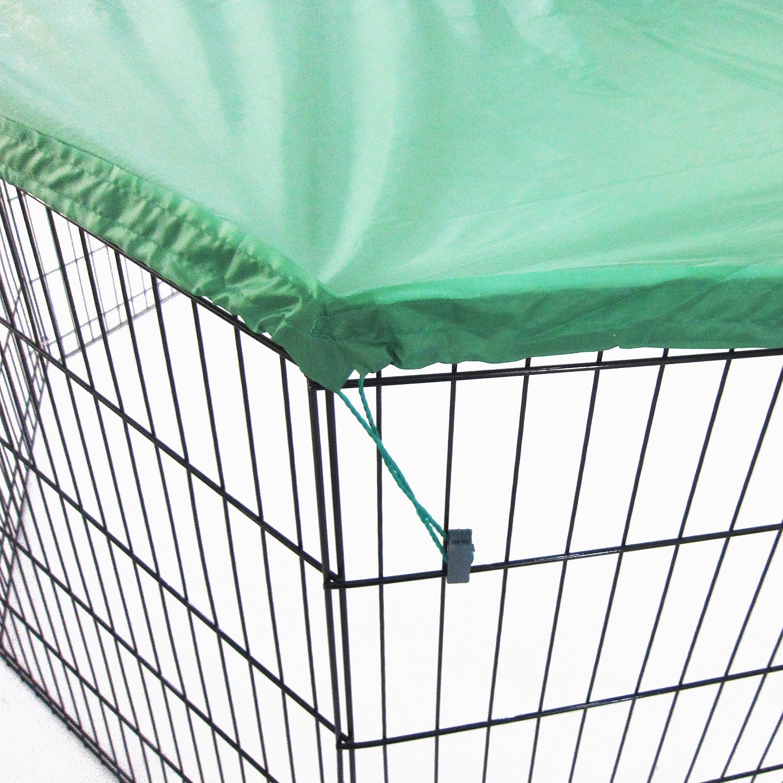 Paw Mate Green Net Cover For Pet Playpen 30In Dog Exercise Enclosure Fence Cage