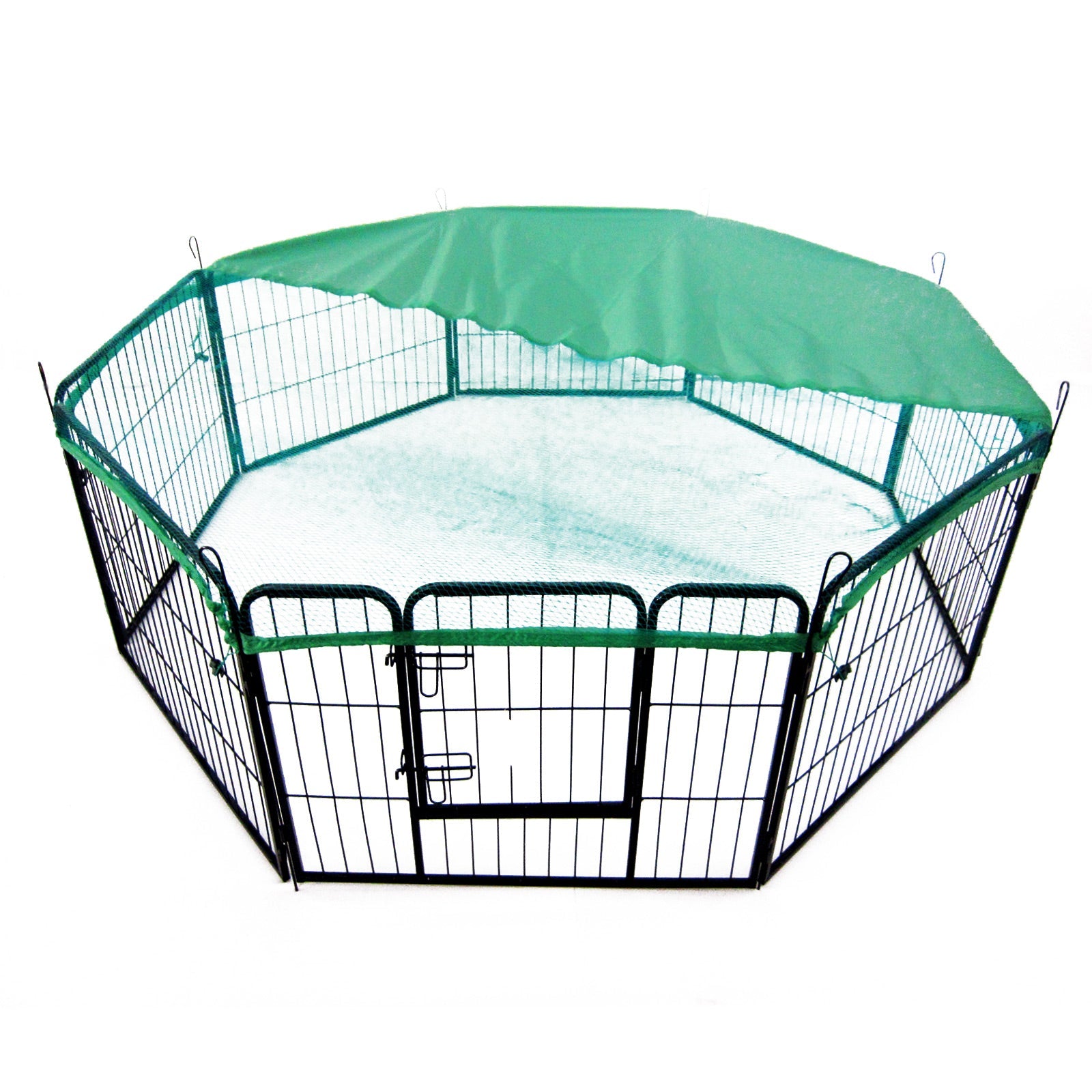 Paw Mate Green Net Cover For Pet Playpen 31In Dog Exercise Enclosure Fence Cage