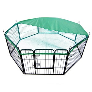 Paw Mate Green Net Cover For Pet Playpen 31In Dog Exercise Enclosure Fence Cage