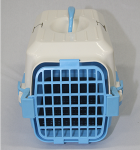 Yes4pets Small Dog Cat Crate Pet Carrier Rabbit Guinea Pig Cage With Tray-Blue