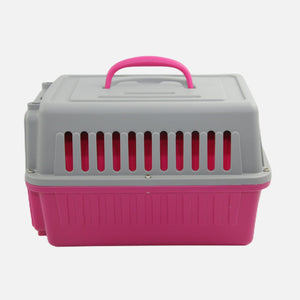 Yes4pets Small Dog Cat Rabbit Crate Pet Guinea Pig Carrier Kitten Cage Pink