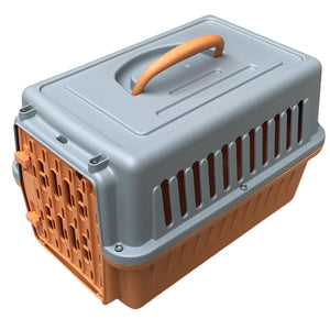 Yes4pets Small Dog Cat Rabbit Crate Pet Guinea Pig Carrier Kitten Cage Orange