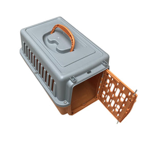 Yes4pets Small Dog Cat Rabbit Crate Pet Guinea Pig Carrier Kitten Cage Orange