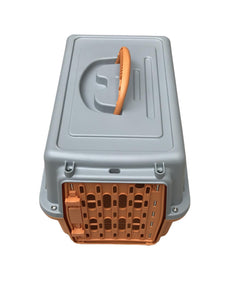 Yes4pets Small Dog Cat Rabbit Crate Pet Guinea Pig Carrier Kitten Cage Orange