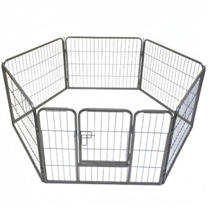 Yes4pets 6 Panel 60 Cm Heavy Duty Pet Dog Puppy Cat Rabbit Exercise Playpen Fence