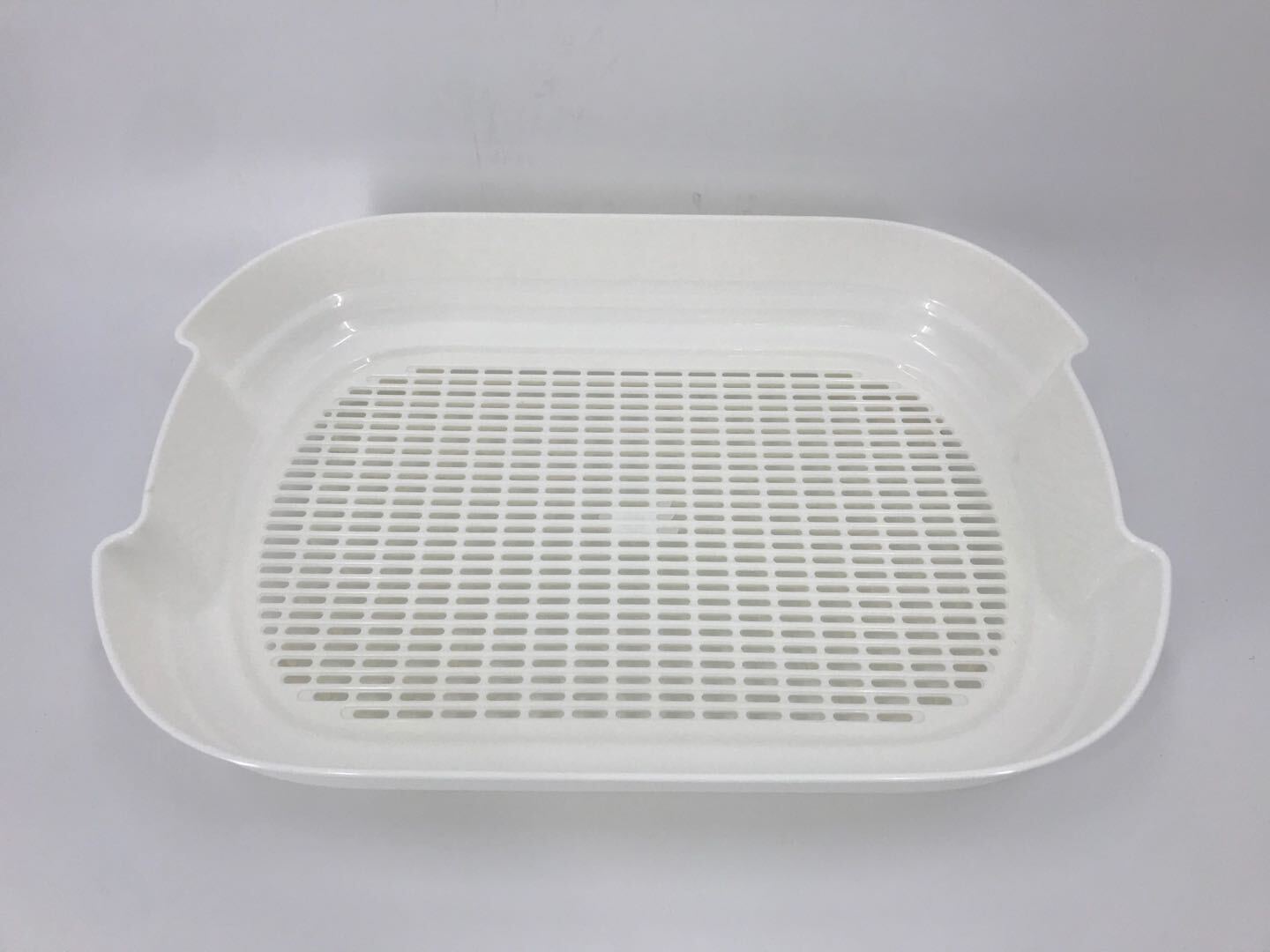 Yes4pets Portable Hooded Cat Toilet Litter Box Tray House With Scoop And Grid White