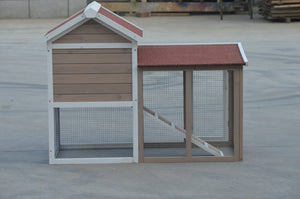 Yes4pets Rabbit Hutch Small Ferret Guinea Pig Cage Hen Chook Cat Kitten House