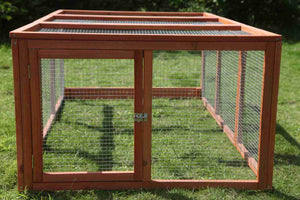 Yes4pets Large Chicken Coop Run Guinea Pig Cage Villa Extension Rabbit Hutch House Pen