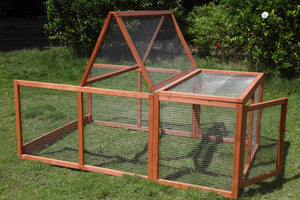 Yes4pets Large Chicken Coop Run Guinea Pig Cage Villa Extension Rabbit Hutch House Pen