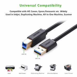 Usb 3.0 A Male To B Cable 2M (10372)