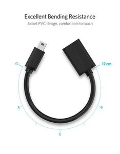 10383 Mini Usb Male To Female Cable