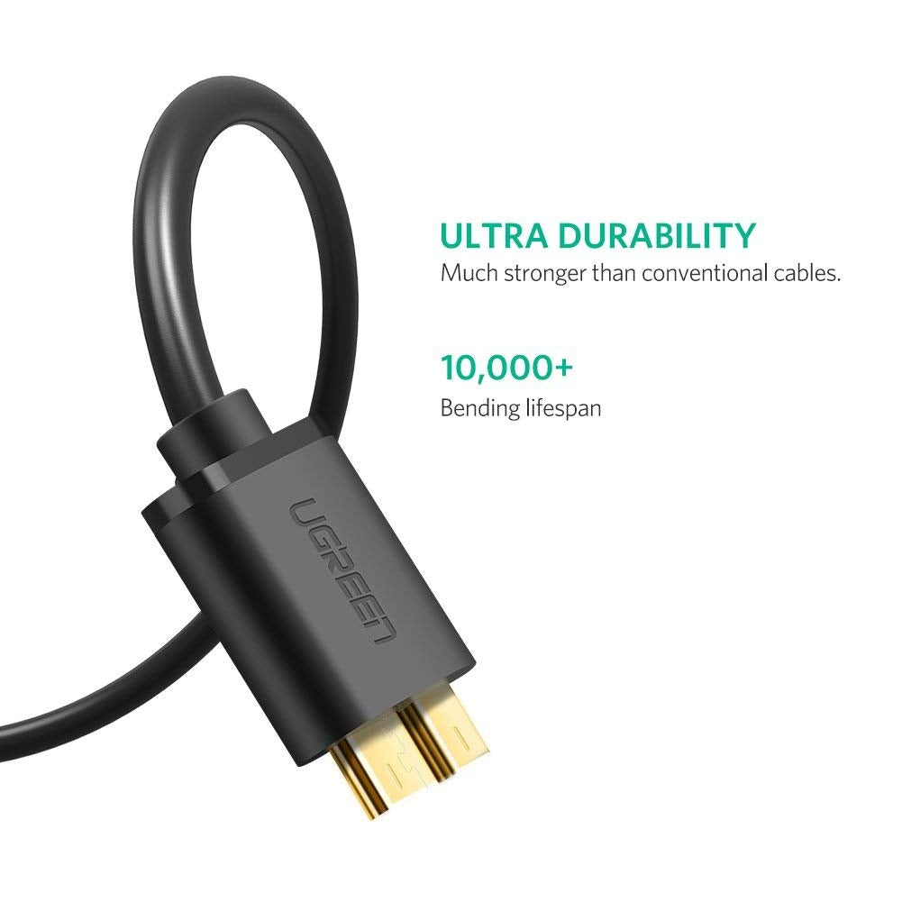 Usb 3.0 A Male To Micro Cable - Black 0.5M (10840)